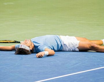 Thiago Tirante remontó contra Hyeon Chung y le dio el punto a Argentina. Foto: Prensa AAT.