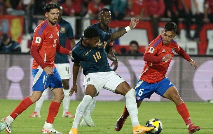 Ecuador empató sin goles con Chile y es escolta de Argentina en las Eliminatorias