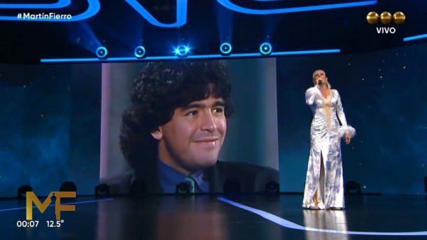 El emotivo homenaje a Diego Maradona en los Martín Fierro 2022