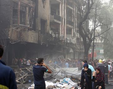 Las fotos del brutal atentado en Bagdad