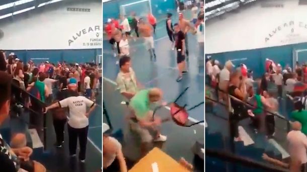 Vergüenza: hinchas de San Lorenzo y Huracán se enfrentaron en un partido de Baby Fútbol