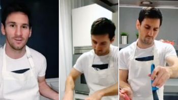 el otro arte de messi: perdio una apuesta, cocino y sorprendio con el menu el otro arte de messi: perdio una apuesta, cocino y sorprendio con el menu