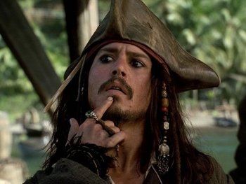 Johnny Depp volvió a ser Jack Sparrow.