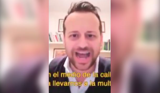 Un alcalde, sacado con los que violan la cuarentena: ¿En serio tienen alguna neurona en la cabeza?