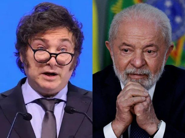 Javier Milei y Lula Da Silva