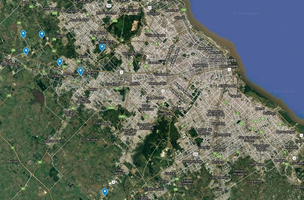 El mapa de la infamia: en apenas un año detectaron colgados a la luz en al menos diez countries