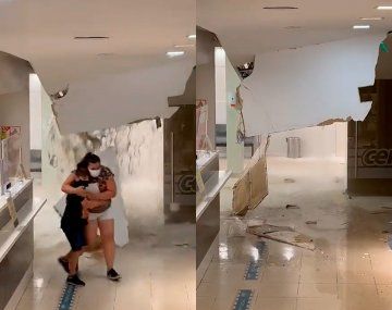 Colapsó techo de la guardia del Sanatorio de Niños de Rosario