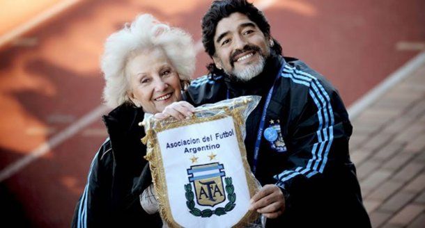 Una por una, todas las veces en que Diego Maradona defendió la Memoria, la Verdad y la Justicia