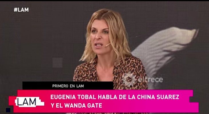 Eugenia Tobal habló del escándalo con la China Suárez