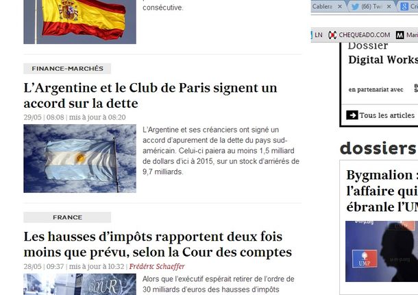 Medios franceses destacaron el acuerdo entre Argentina y el Club de París
