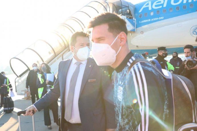 En vivo: los campeones de América llegan al predio de la AFA