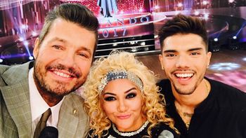 Tinelli, Gladys La Bomba Tucumana y Santiago Griffo Tinelli, Gladys La Bomba Tucumana y Santiago Griffo