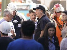 Axel Kicillof llegó a la zona del derrumbe en Villa Gesell Axel Kicillof llegó a la zona del derrumbe en Villa Gesell