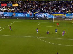 video: asi fue el gol de boca para el empate ante barcelona