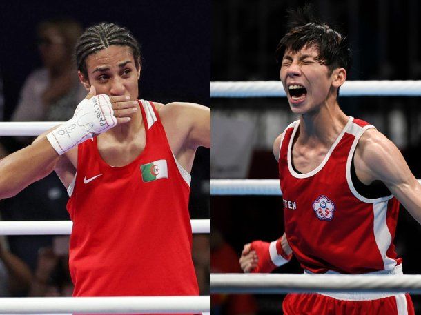 Imane Khelif y Lin Yu-ting.