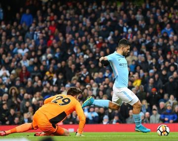 El Kun Agüero fue la figura del partido