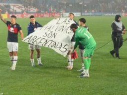 Tigre podría ser sancionado por la bandera de Malvinas
