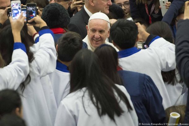 El Papa reveló que de chico decía que quería ser carnicero