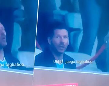 La polémica reacción de Simeone al enterarse que jugaba Tagliafico