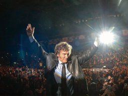 Javier Milei en el Luna Park.