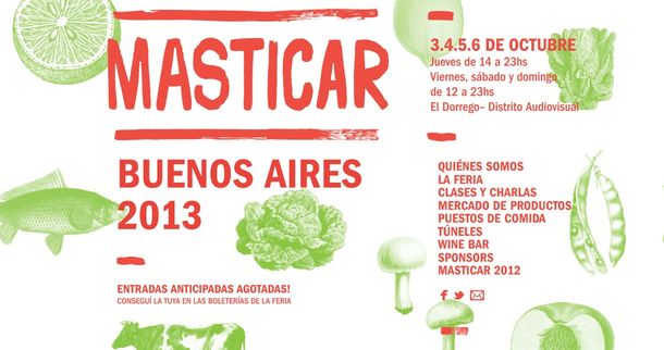 Vuelve Masticar, la feria de gastronomía argentina hecha por los cocineros