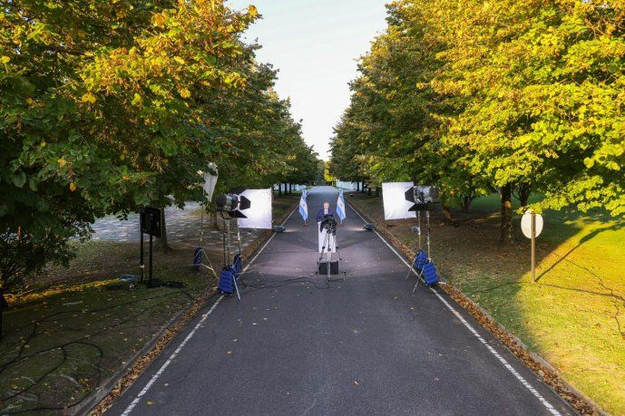 Alberto Fernández retomó su actividad pública para dar un anuncio por la segunda ola de contagios masivos por Covid-19