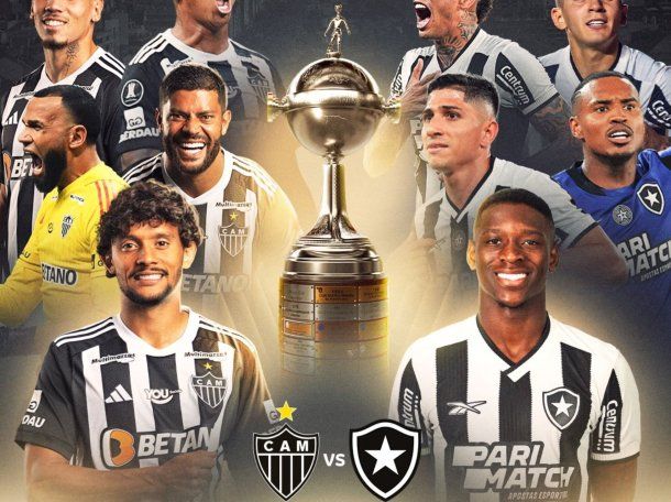 Atlético Mineiro vs Botafogo por la final de la Copa Libertadores: horario, formaciones y TV