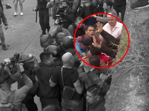 Video: la reacción de Sergio Berni cuando la Policía de la Ciudad fue a evacuarlo