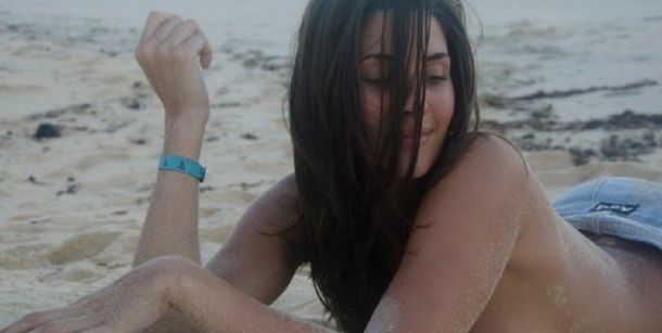 El topless de Ivana Nadal en la playa
