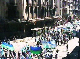 Caos de tránsito en el Centro porteño por protestas