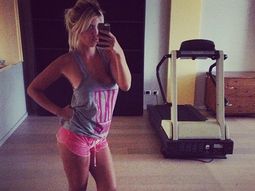 el look hot de wanda nara para hacer gimnasia el look hot de wanda nara para hacer gimnasia