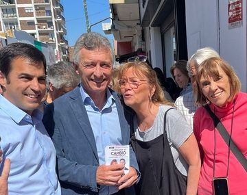 Macri hizo campaña por Patricia Bullrich en el Conurbano