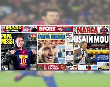 El nacimiento de Thiago fue la tapa de los diarios europeos