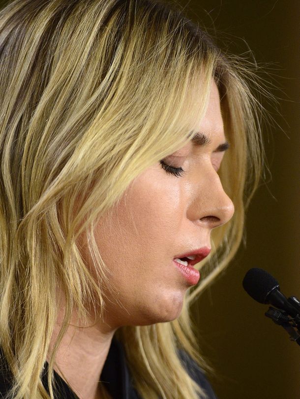 No más gemidos: suspendieron a Sharapova por doping