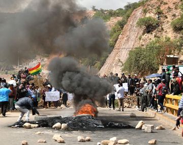 Los piquetes se generalizan en Bolivia.