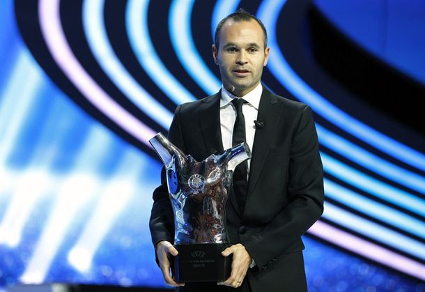 Iniesta es el mejor jugador de la pasada temporada europea