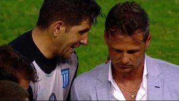 Agustín Orion y Diego Cocca, en una charla después de un partido Agustín Orion y Diego Cocca, en una charla después de un partido