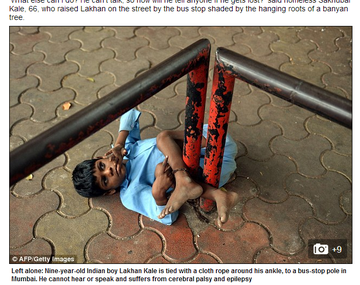 ¿Cómo cambió la vida del niño discapacitado que era atado a una parada de colectivo?