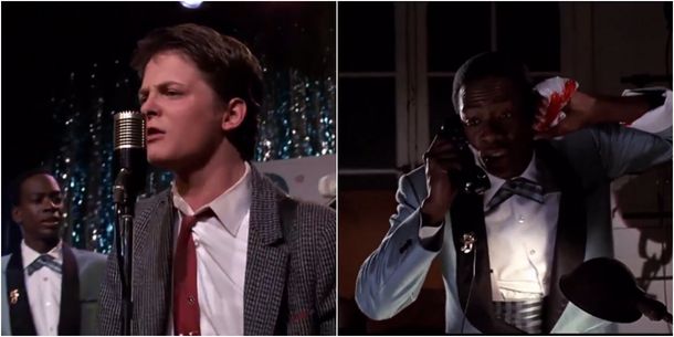 Marty McFly toca Johnny be Goode
