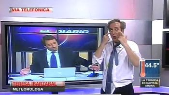 la pelea de feinmann con una meteorologa la pelea de feinmann con una meteorologa