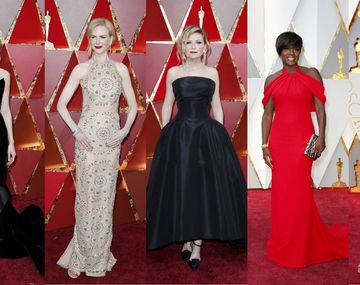 Las mejores vestidas en los Oscar