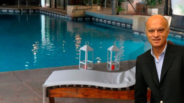 En este hotel spa fue el retiro espiritual del que participó Grindetti