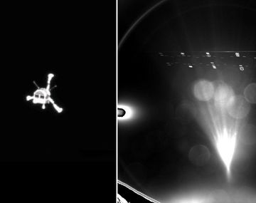Rosetta aterrizó por primera vez sobre un cometa