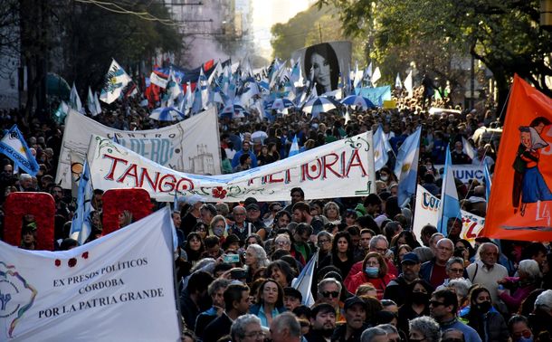 Marcha en apoyo a Cristina Kirchner en Córdoba