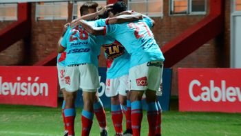 Festejo de Arsenal de Sarandí Festejo de Arsenal de Sarandí