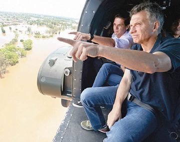 Macri viaja al Litoral por las inundaciones