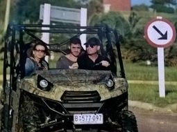 La escapada familiar de los Tinelli. La escapada familiar de los Tinelli.