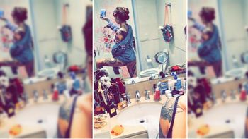 Cande Tinelli mostró su baño con una foto hot: Perdón por el inodoro Cande Tinelli mostró su baño con una foto hot: Perdón por el inodoro