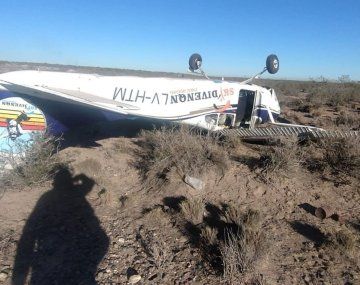 Cayó una avioneta en Río Negro: un muerto y dos heridos