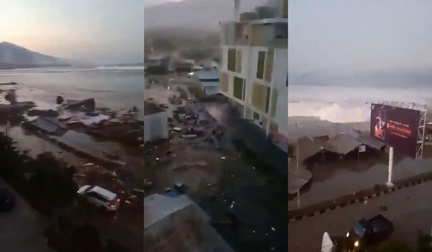 Terremoto seguido de tsunami en Indonesia